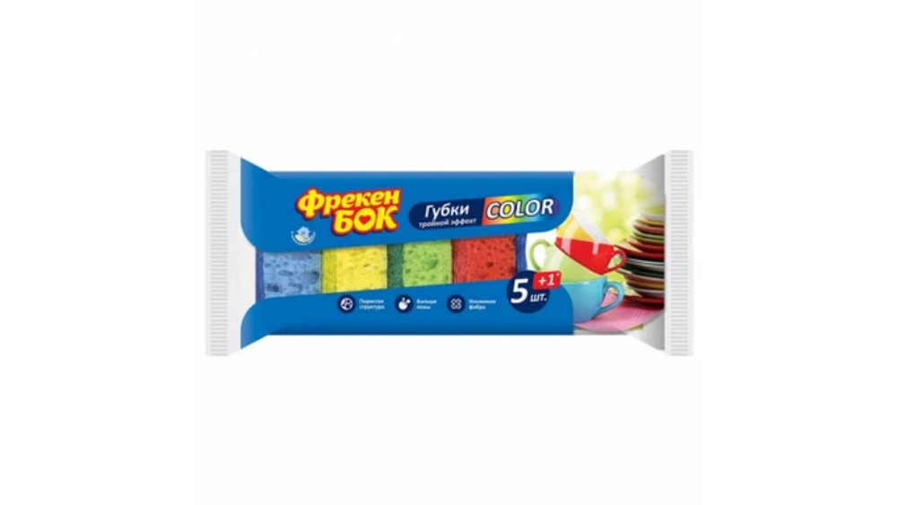 Freken Bok Color Qab Süngəri 5əd.