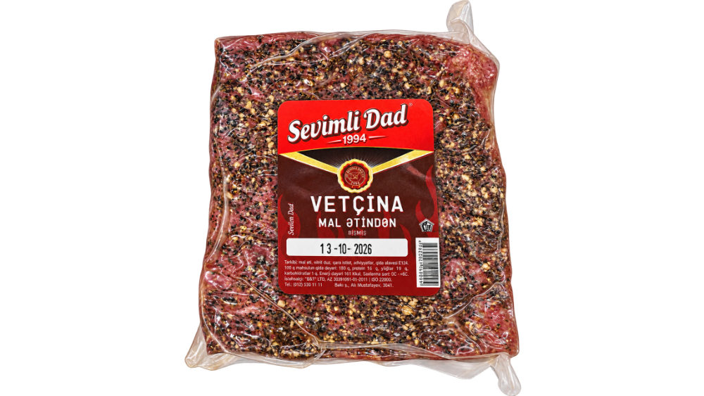 Sevimli Dad Şato Mal Əti Vetçinası kq
