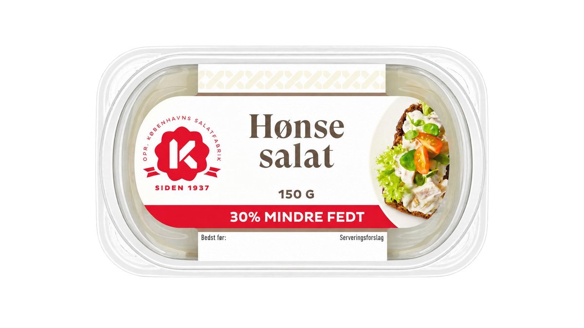 Pålægssalat Hønsesalat 30%, K-salat