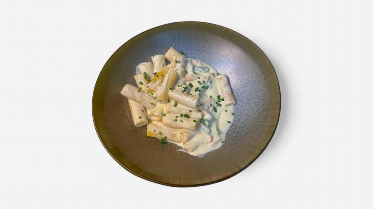 Rigatoni Salmon & Asparag