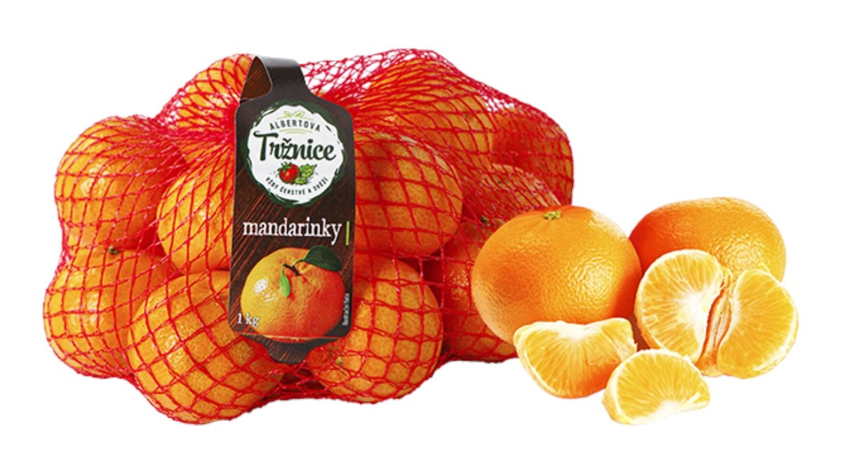 Albertova tržnice mandarinky síť