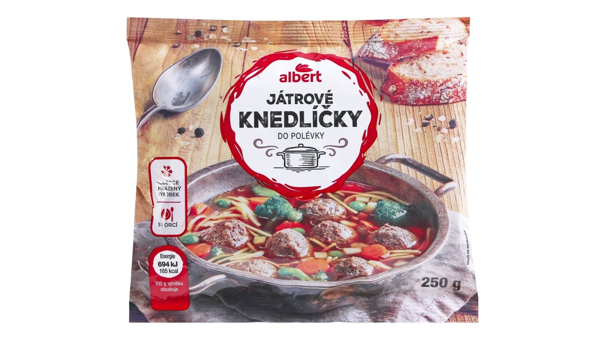 Albert játrové knedlíčky do polévky