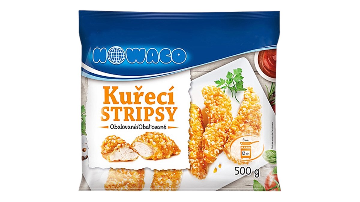 Kuřecí stripsy mražené