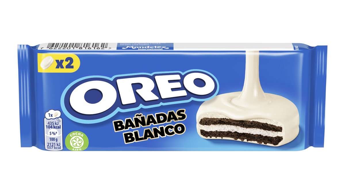 Oreo sušenky v bílé polevě