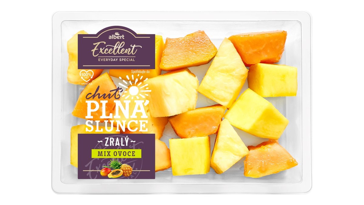 Albert Excellent mix ovoce mango,ananas,papaya