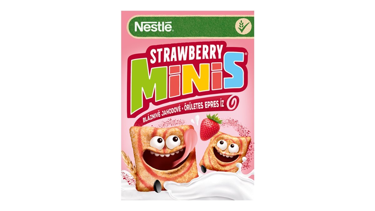Nestlé Strawberry Minis cereálie