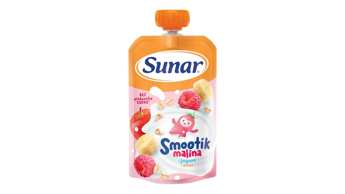 Sunar Smootík malina, jogurt, oves