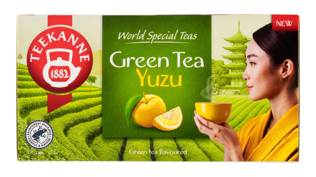Teekanne zelený čaj Yuzu