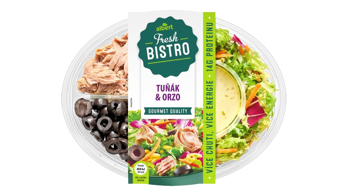 Fresh Bistro salát tuňák a orzo