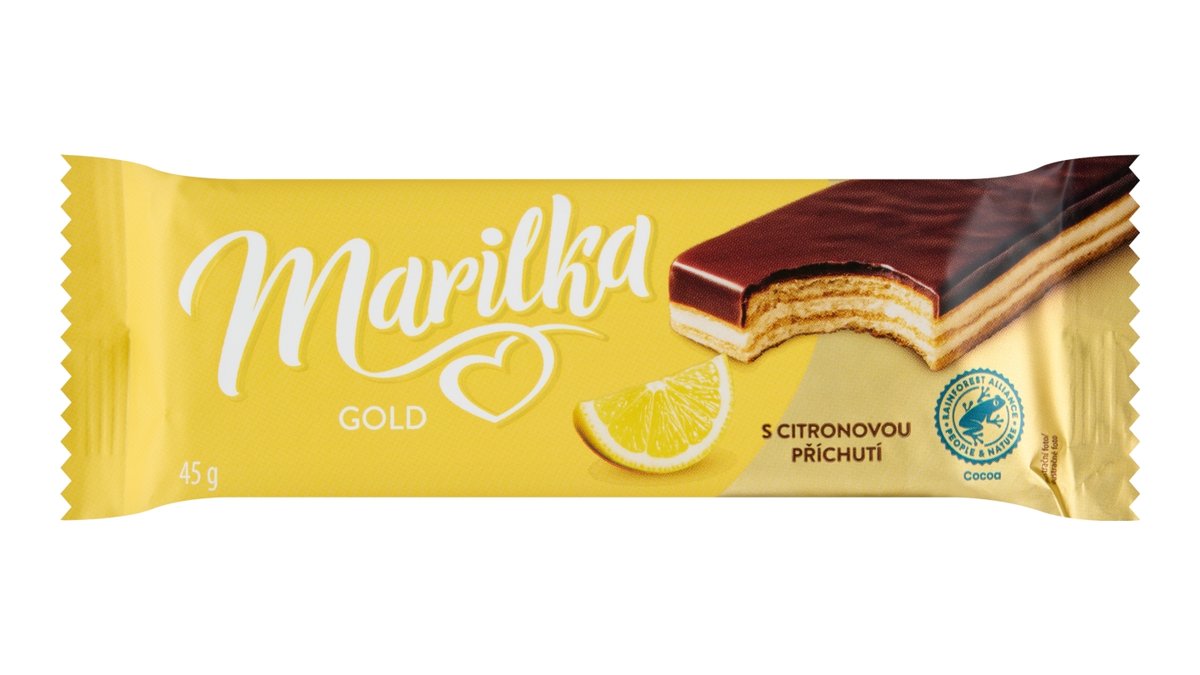 Marilka Gold polomáčená s citronovou příchutí