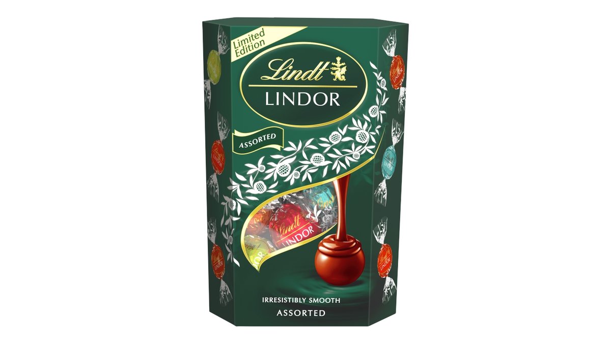 Lindt Lindor čokoláda mléčná s různými náplněmi