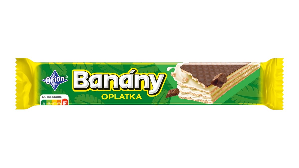 Orion Banány oplatka polomáčená