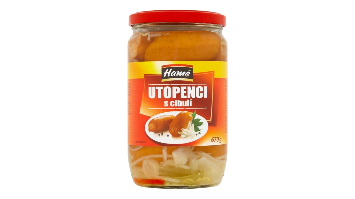 Hamé utopenci s cibulí