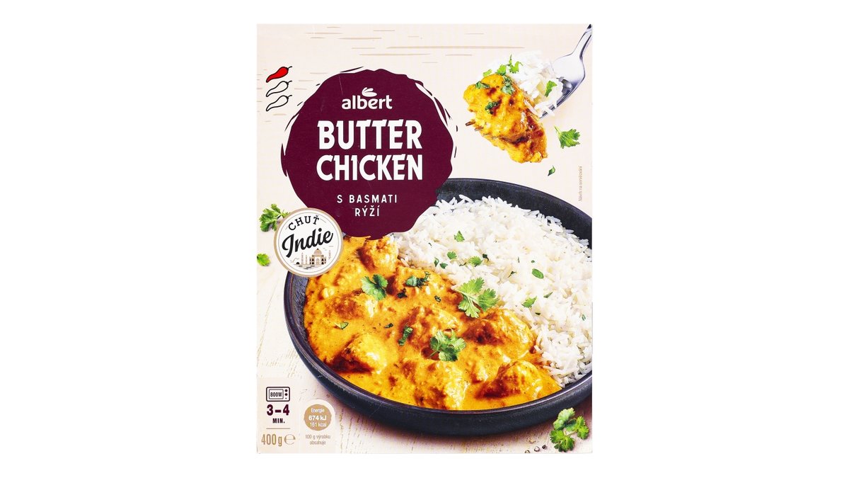 Albert Butter Chicken s basmati rýží