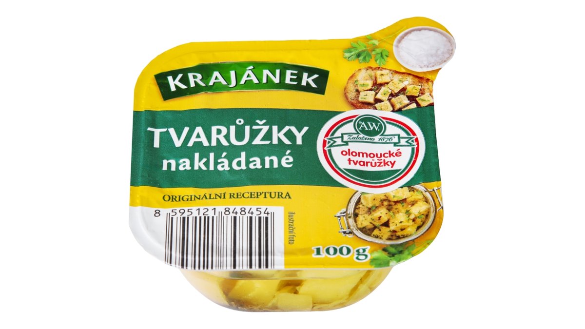 Krajánek tvarůžky nakládané v oleji