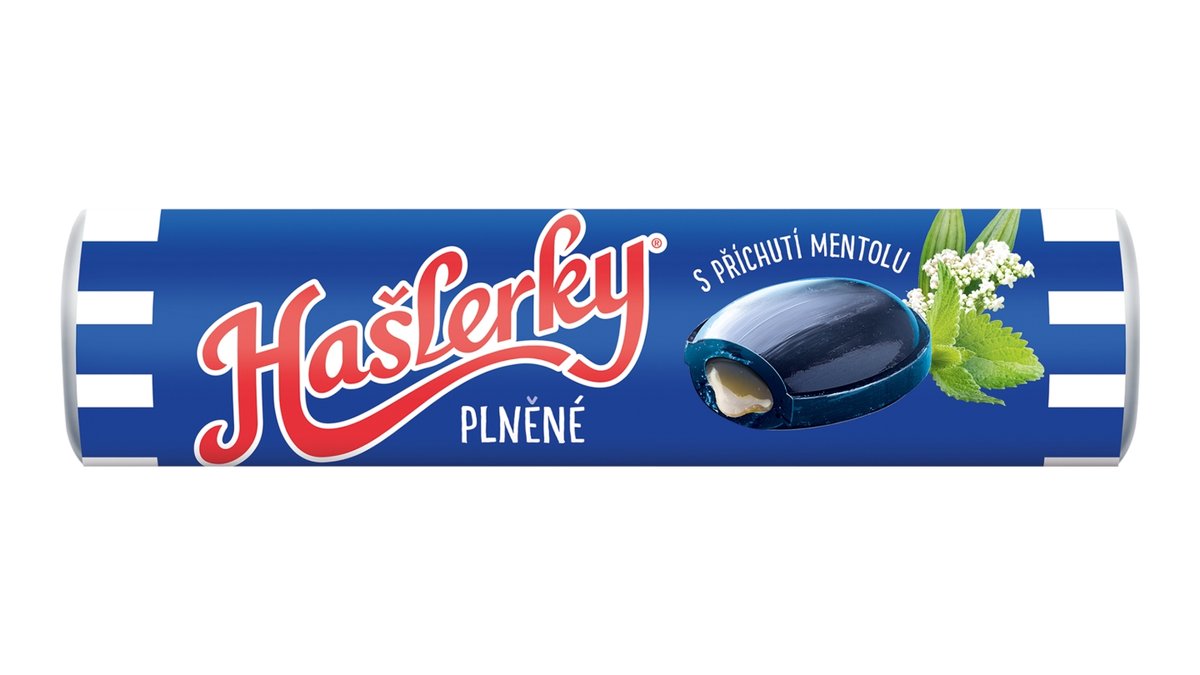 Hašlerky plněné příchuť mentol