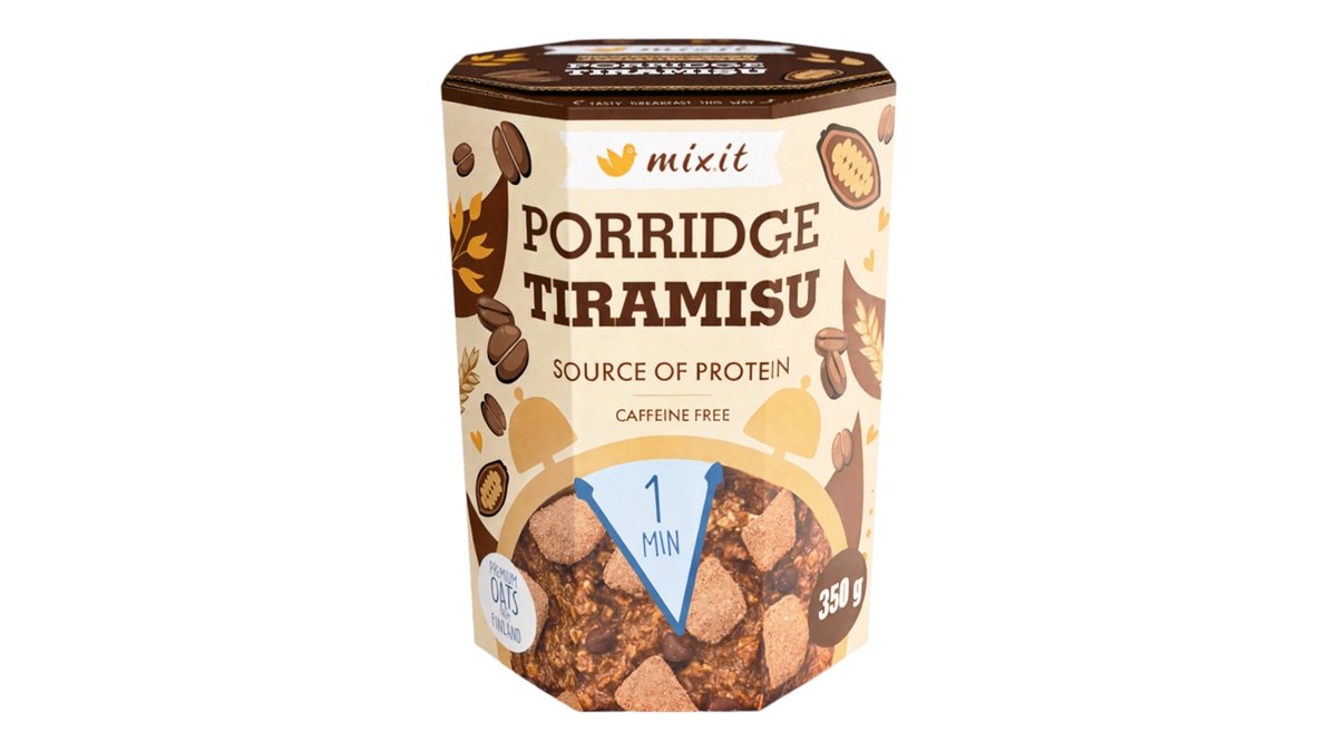 Minutová ovesná kaše Tiramisu