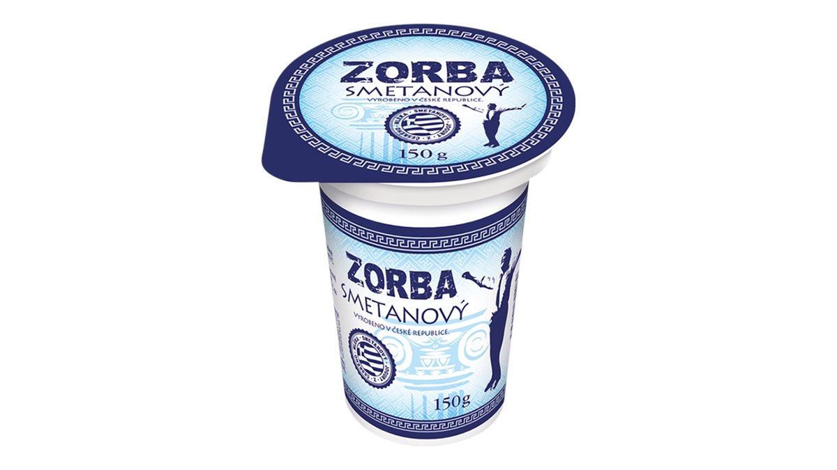 Zorba smetanový jogurt bílý