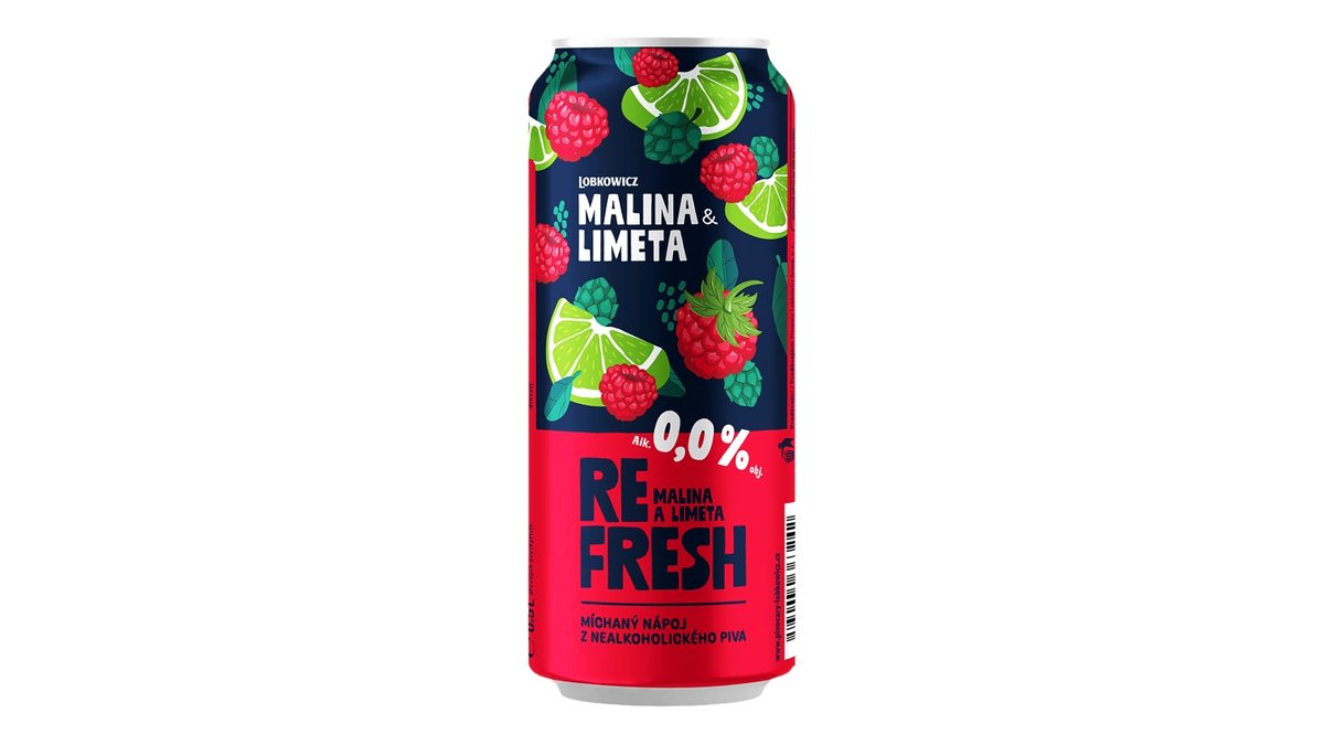 Refresh malina a limeta