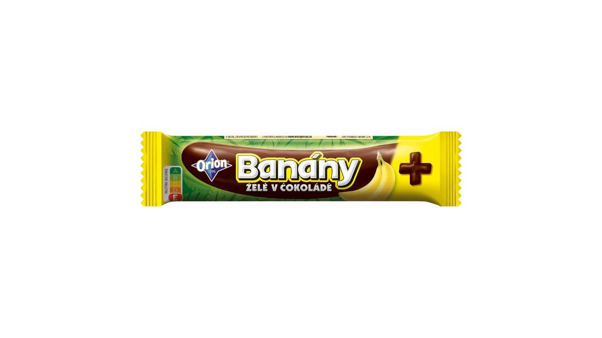 ORION BANÁNY Želé tyčinka v čokoládě 60g