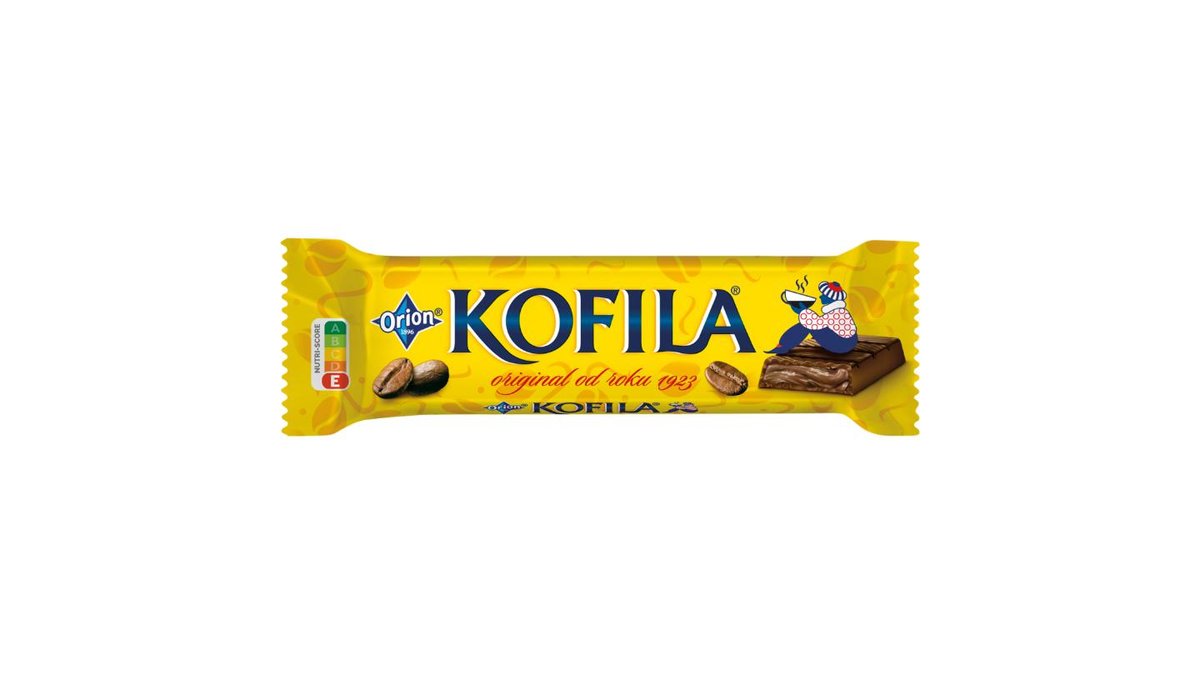 ORION KOFILA Originál čokoládová tyčinka s kávovou náplní 35g