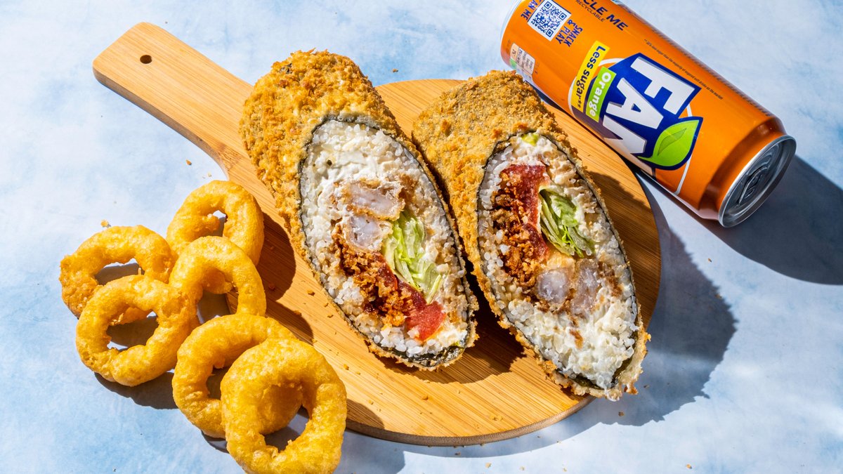 BAZOOKA complect>>sushi burrito of Your choise + cheese sticks + sauce +  drink - Picture of Bazooka, Kaunas - Tripadvisor