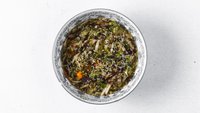 Objednať 🌱 🥣 VEGAN - Velký vývar s tempehem, tofu a zeleninou a 4 knedlíčky