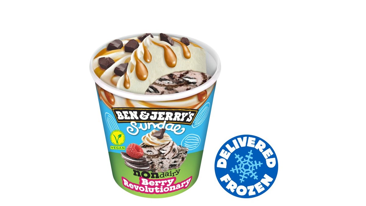 Ben & Jerry's Sundae Non-Dairy Berry Revolutionary 427ml/339g ...