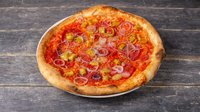 Objednať MENU 4:  480g Pizza Salami ( par.základ, saláma,syr) (1,3,7)