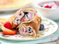 Objednať PALACINKA tvaroh, ovocie - 1ks