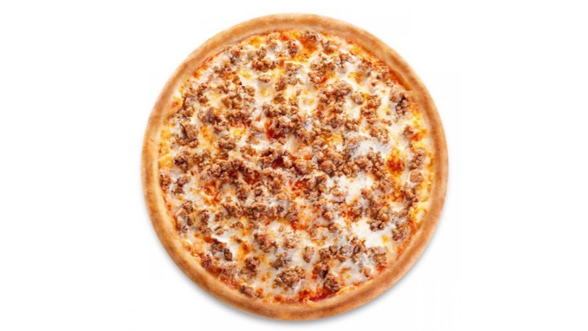 Фарш халяль. Ташир пицца на тонком тесте. Пицца болоньезе. Пицца мясная. Пицца с мясом.