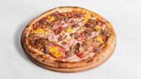 Objednať NOVINKA! BBQ burger pizza 28cm
