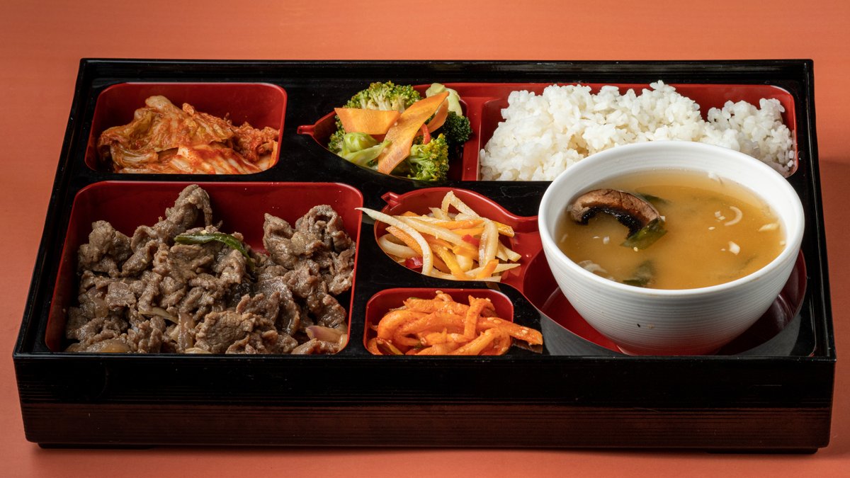 Pork cutlet with Korean traditional dosirak(lunch box) - Picture