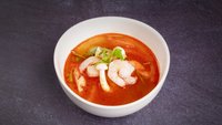Objednať Tom yam goong thajská polievka s krevetami 0.4 l🌶/W3. 泰式冬阴功汤