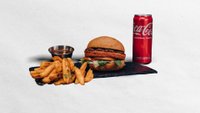 Objednať Vegan BBQ Burger Menu 🌱