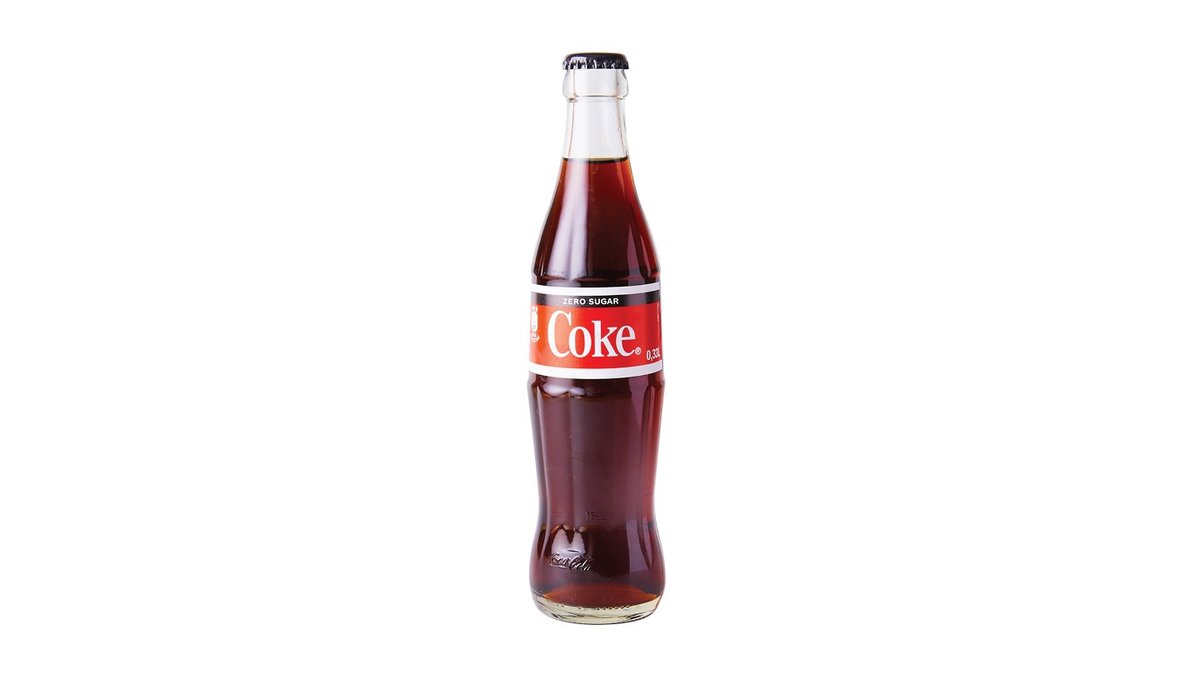 Coca-Cola Zero Flasche 0,33l