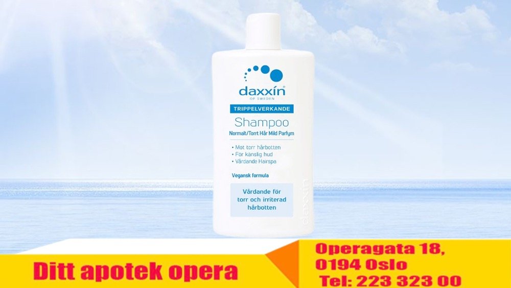 Devise Credential arsenal Daxxin Shampoo normal-dry hair 250 ml, 860614 | Ditt Apotek Opera | Wolt