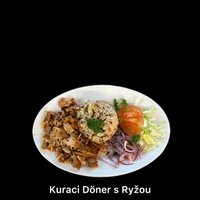 Objednať Döner Kurací tanier 130g + ryža 100g