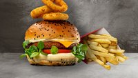 Hozzáadás a kosárhoz Vega burger választható krumplival