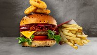 Hozzáadás a kosárhoz Royal burger választható krumplival
