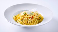 Objednať Špagety Aglio, Olio e Peperoncino s krevetami