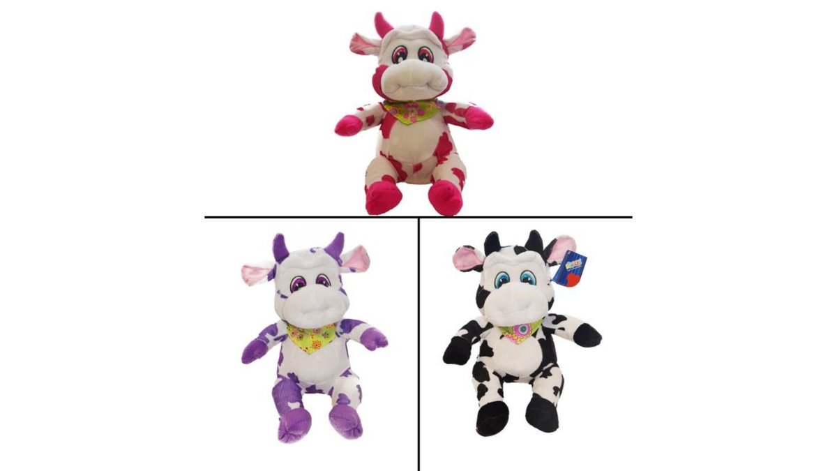 Peluche Vaca Sentada 26cm - Orig. Phi Phi Toys