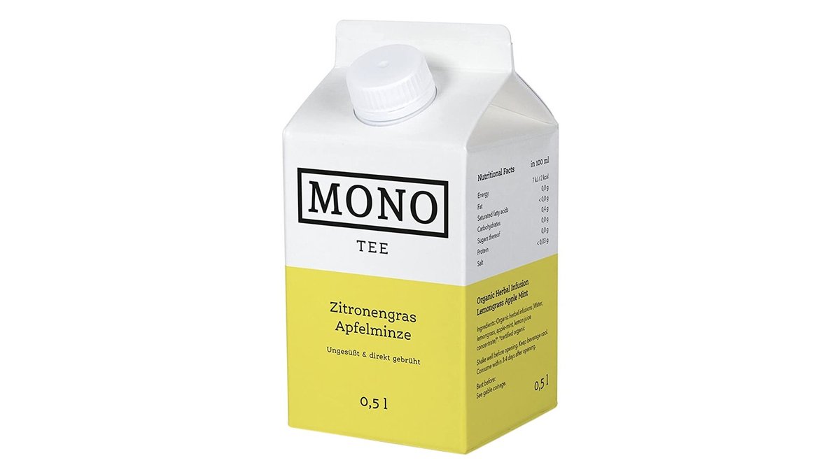 Mono Tee Zitronengras Apfelminze 0,5l