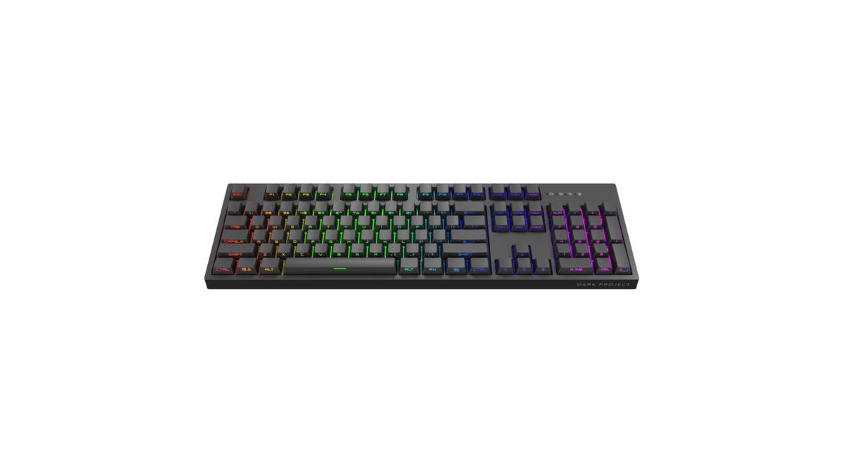 Dark Project Kd104A Side-Print Black - Gateron Opt. Red Rgb (Eng ...