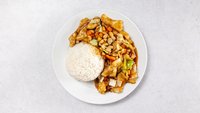 Objednať Kuřecí Kung-pao s rýží 🌶️🌶️