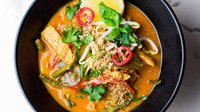 Hozzáadás a kosárhoz Laos-i sárga curry jázmin rizzsel