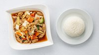 Objednať Vegetariánský kun-pao s rýží