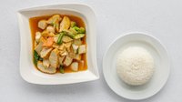 Objednať Tofu se zeleninou a rýží