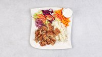 Objednať Double teľací kebab tanier s ryžou
