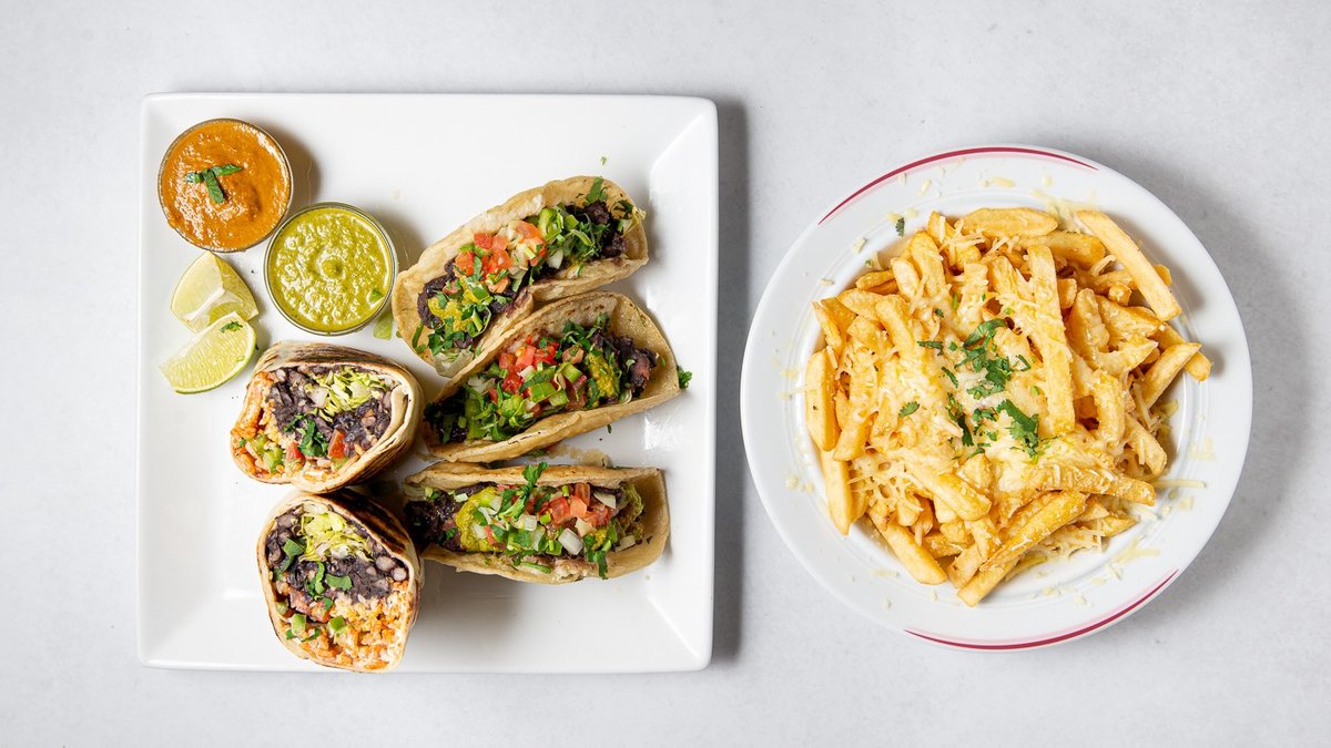 Vegetarian Burrito & Taco Meal for Two